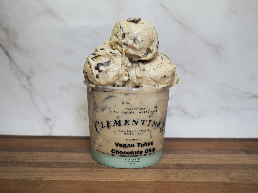 Tahini Chocolate Chip: Our Version of Cookie Dough Ice Cream